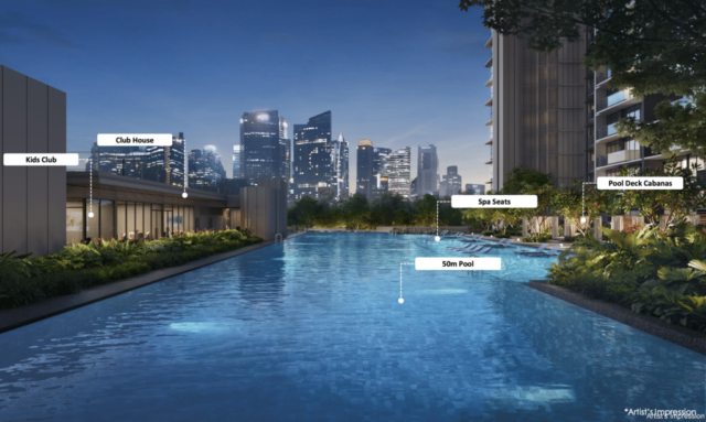 One Marina Gardens Pool